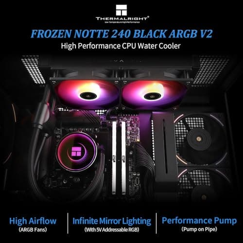 Thermalright Frozen Notte Water 240mm ARGB Black image