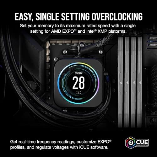 Corsair Vengeance Black DDR5-6000 CL28 32GB (2x16GB) image