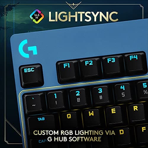 Logitech G Pro League of Legends RGB Wired Gaming Keyboard image