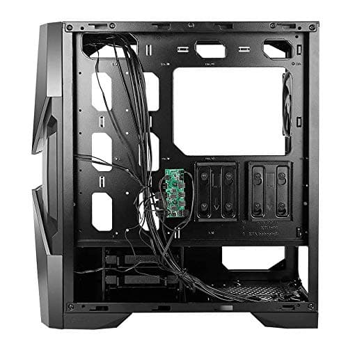 Antec Dark Avenger DA601 E-ATX Mid Tower Case/ARGB Motherboard Sync/Tempered Glass/Prizm 120 ARGB Fan Included image