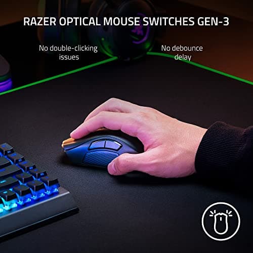 Razer Naga V2 Pro Bluetooth/Wireless/Wired Optical Gaming Mouse image