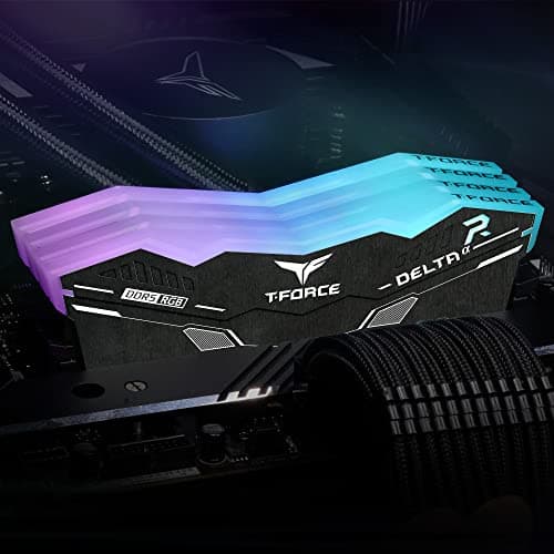 TEAMGROUP T-Force DELTAα RGB Black DDR5-5600 CL40 32GB (2x16GB) image