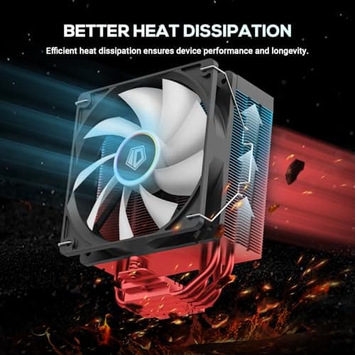 ID-COOLING BLITZ X4 Air 64.8 CFM 152mm Black / Silver image