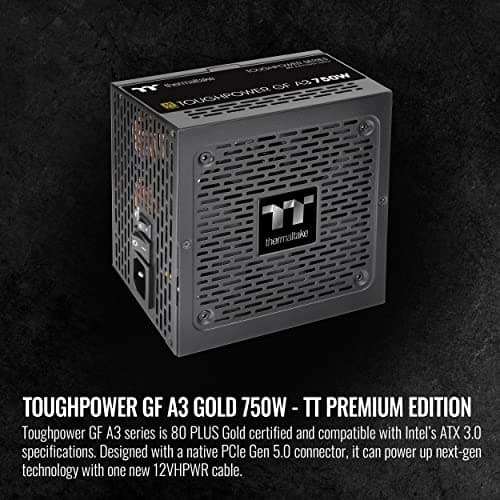 Thermaltake Toughpower GF A3 TT Premium Edition Black 750W 80+ Gold Fully Modular image