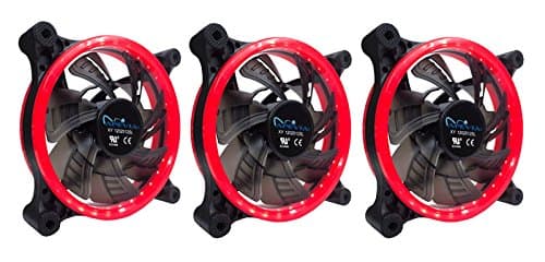 Apevia C 120mm Black/Red Red LED 3-Pack main image