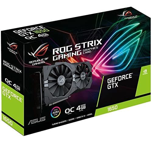 Asus STRIX GAMING OC GeForce GTX 1650 G5 4GB GDDR5 Black image
