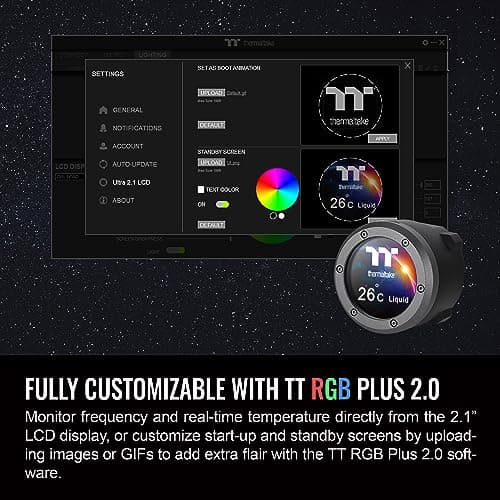 Thermaltake TH280 V2 Ultra ARGB Sync Water 280mm 84.32 CFM Black image