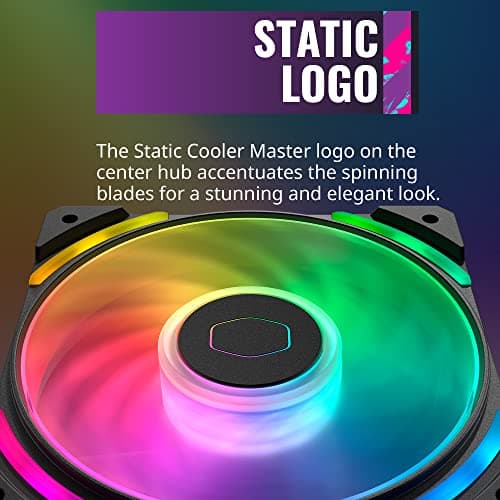 Cooler Master MasterFan SF120M 120mm Black ARGB PWM image