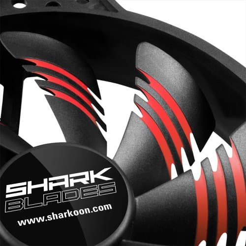 SHARKOON Shark Blade 120mm Black / Red 33 CFM image