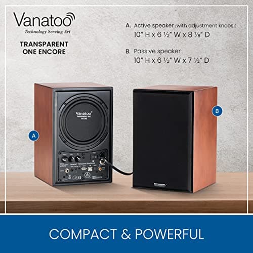 Vanatoo Transparent One Encore 240 W 2.0 Channel Speakers image