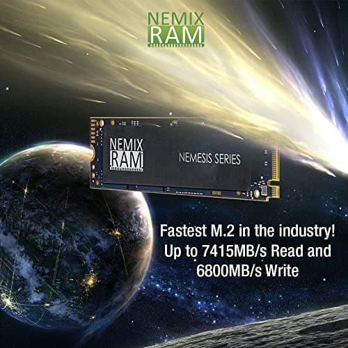 NEMIX RAM NEMESIS 2TB M.2-2280 SSD PCIe 4.0 X4 NVMe image