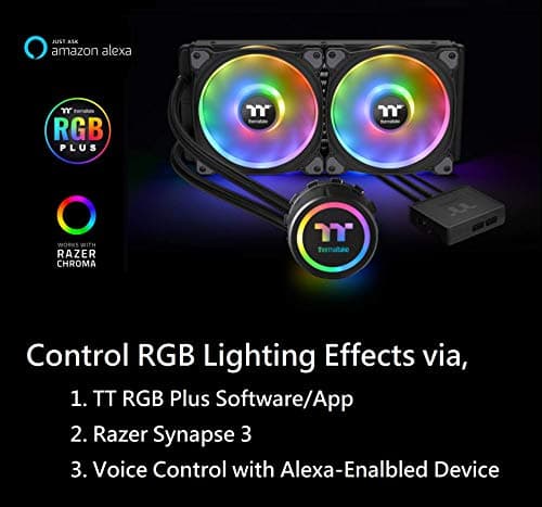 Thermaltake Floe DX RGB 280 TT Premium Edition Water 280mm 60.87 CFM Black / Gray image