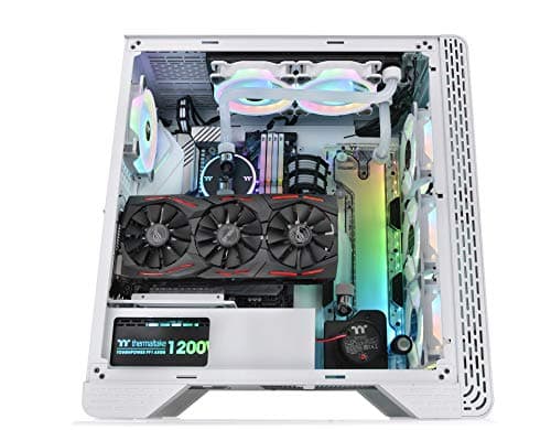 Thermaltake S300 Snow Edition ATX Mid Tower White Tempered Glass image