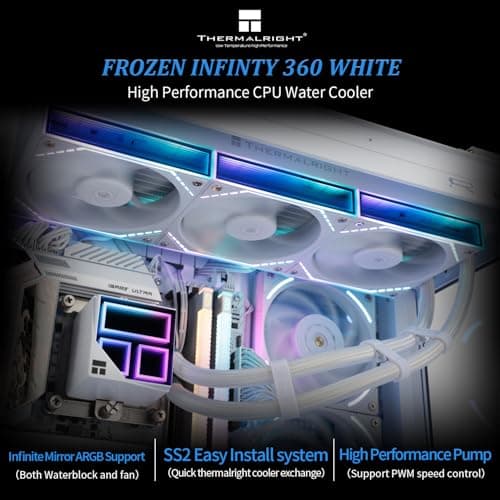 Thermalright Frozen Infinity Water 360mm ARGB 68.9 CFM White image