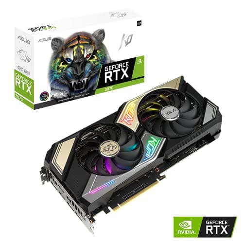 Asus GeForce RTX 3070 LHR KO GAMING OC V2 8GB GDDR6 Black / Silver image