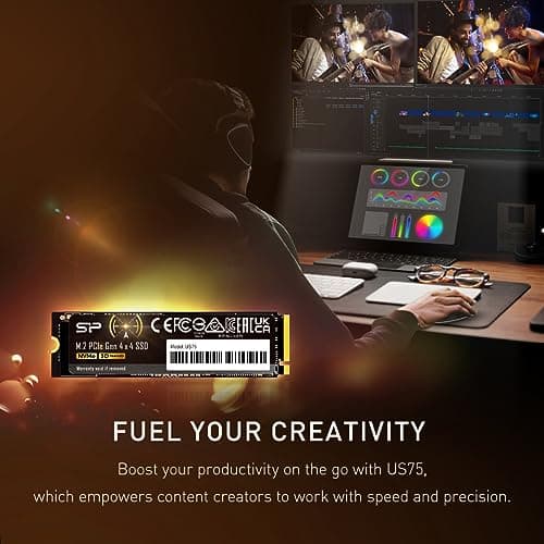 Silicon Power US75 2TB M.2-2280 SSD PCIe 4.0 X4 NVMe image