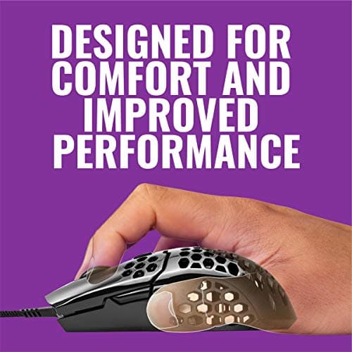 Cooler Master MM710 Glossy Black Wired Optical Mouse image