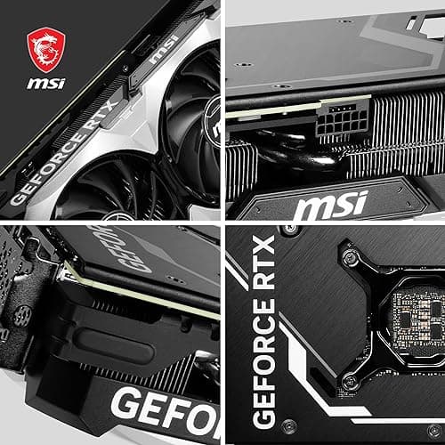 MSI VENTUS 3X E GeForce RTX 4070 Ti 12GB GDDR6X Silver / Black image