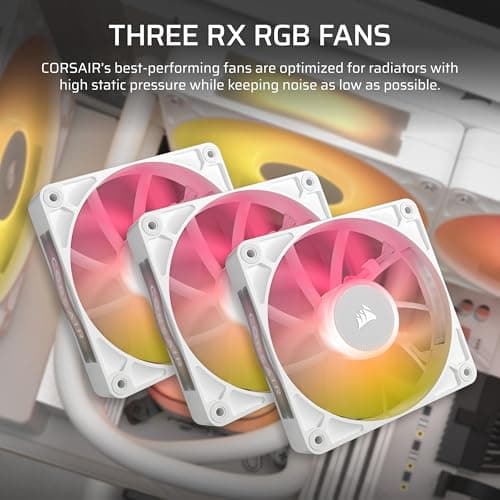 Corsair iCUE LINK TITAN Water 360mm RX LCD White image