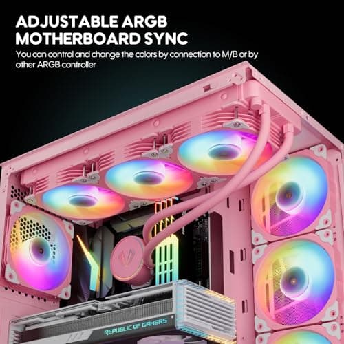 Vetroo SA-120 120mm Pink PWM ARGB image