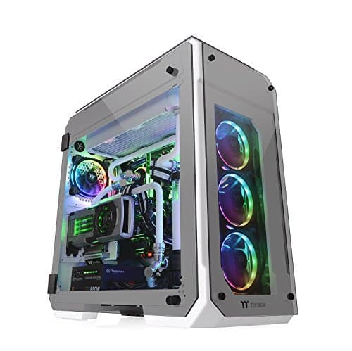 Thermaltake View 71 TG Snow ATX Full Tower White with Acrylic Side Panel and USB 3.2 Gen 1 Type-A / USB 2.0 Type-A Front Panel image