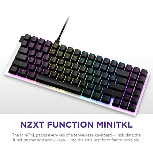NZXT Function MiniTKL RGB Wired Gateron Red Mechanical Gaming Keyboard image