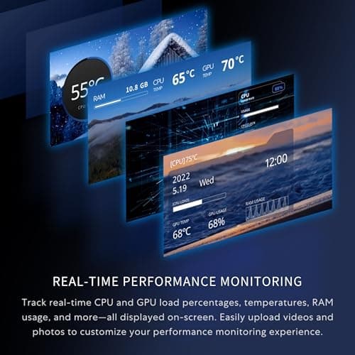 Lian Li Lancool 207 Digital ATX Mid Tower Black with Tempered Glass Side Panel and USB 3.2 Gen 2 Type-C, USB 3.2 Gen 1 Type-A image