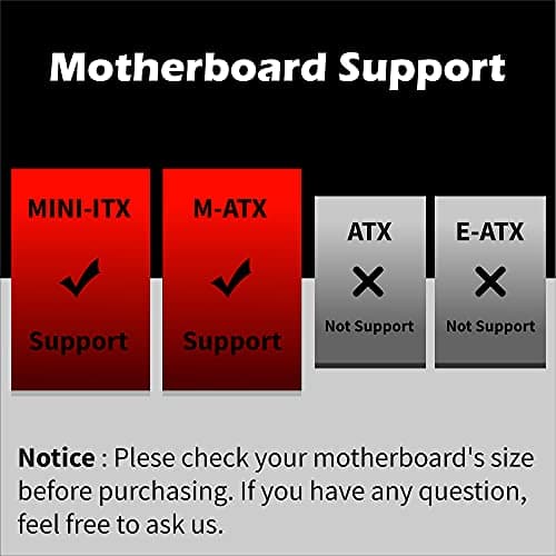 Montech AIR 100 ARGB Micro ATX Mid Tower White Tempered Glass Side Panel and USB 3.2 Gen 1 Type-A, USB 2.0 Type-A Front Panel image