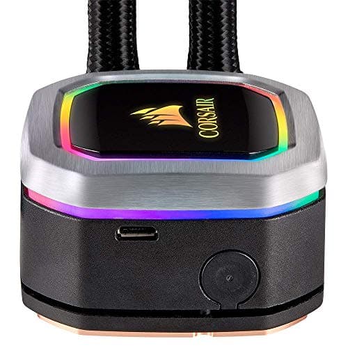 Corsair Hydro Series H100i RGB PLATINUM Extreme Performance Liquid CPU Cooler, Mounting kit for most modern CPU sockets, Two ML PRO RGB Series PWM 140mm fans, Fan and radiator mounting screws, USB 2.0 motherboard header cable, Thermal compound (pre-applied), Quick Start Guide image