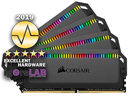 Corsair Dominator Platinum RGB Black DDR4-3600 CL18 64GB (4x16GB) image