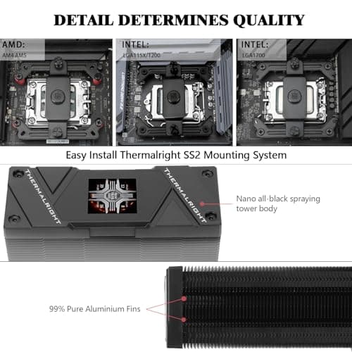 Thermalright Assassin Spirit 120 Vision ARGB 66.17 CFM Air 154mm Black image