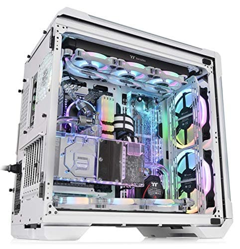 Thermaltake View 51 ATX Full Tower Snow ARGB Edition Tempered Glass Side Panel image