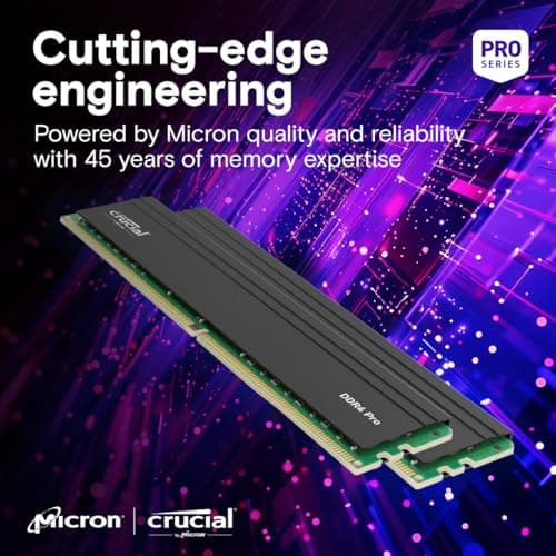 Crucial Pro Black DDR4-3200 CL22 32GB (2x16GB) image