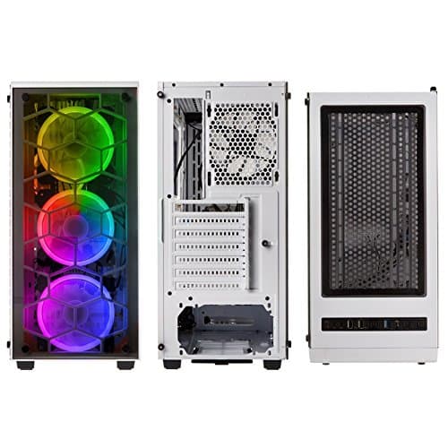 KOLINK OBSERVATORY RGB ATX Mid Tower Black with Tinted Tempered Glass Side Panel and USB 3.2 Gen 1 Type-A, USB 2.0 Type-A image