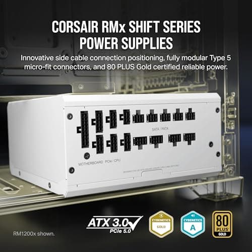 Corsair RM850x SHIFT Side Interface ATX 850W Fully Modular 80+ Gold Certified image