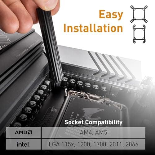 EK EK-Nucleus Water 360mm CR360 AIO Lux D-RGB 72 CFM Black image