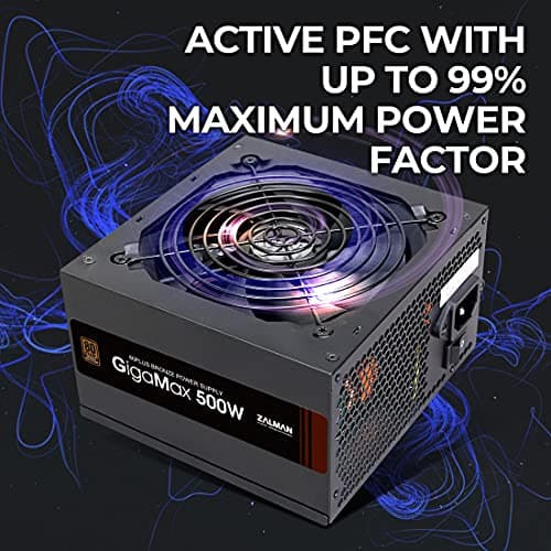 Zalman ZM-600-GT ATX 600W Semi-Modular 80+ Bronze Certified image