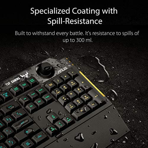 Asus TUF Gaming K1 RGB Wired Gaming Keyboard image