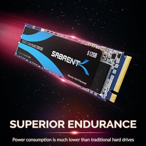 Sabrent Rocket 512GB M.2 SSD PCIe 3.0 NVMe image
