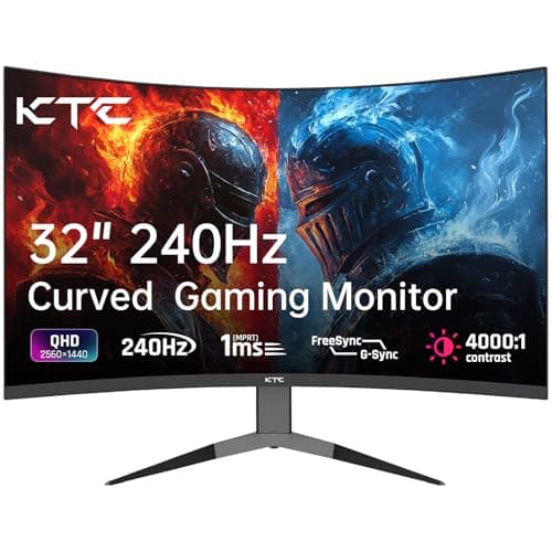 KTC H32S25E 32" 1440p 240Hz VA Curved Monitor main image