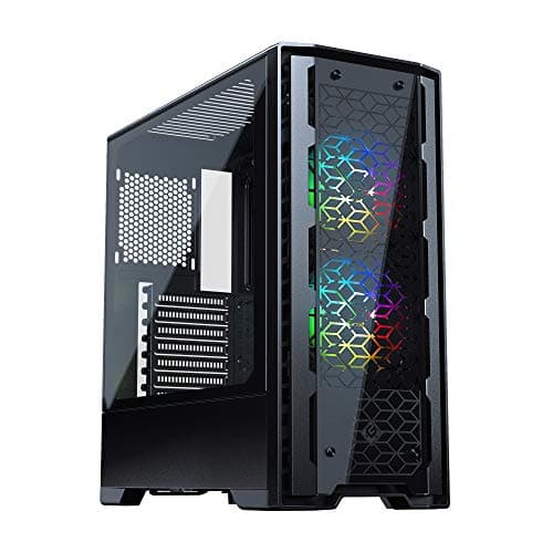 MagniumGear Neo G ATX Mid Tower Black with Tempered Glass Side Panel and USB 3.2 Gen 1 Type-A image
