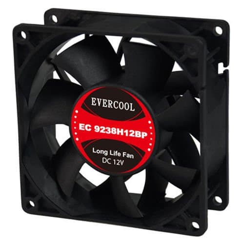 Evercool EC9238H12BP 92mm Black PWM image
