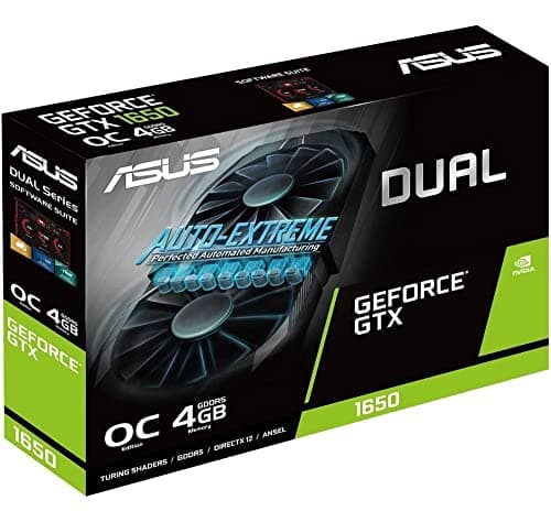 Asus DUAL OC GeForce GTX 1650 G5 4GB GDDR5 Silver / Black image