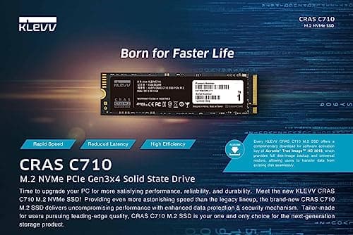 Klevv CRAS C710 512GB SSD M.2-2280 PCIe 3.0 NVMe image