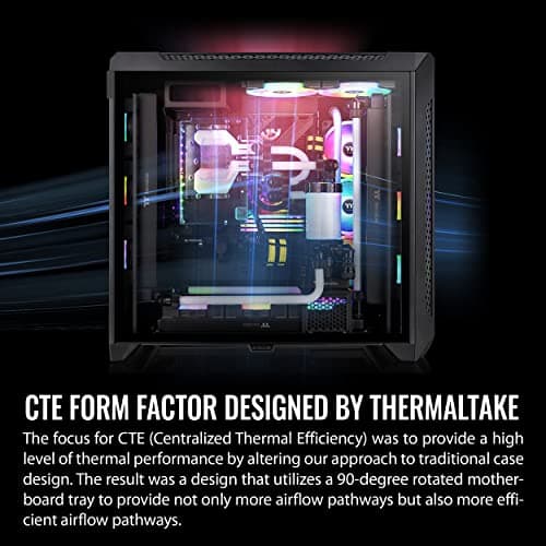 Thermaltake CTE C750 Air ARGB ATX Full Tower Black Tempered Glass image