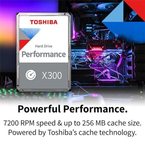 Toshiba X300 10TB 3.5" HDD 7200RPM SATA 6.0 Gb/s image