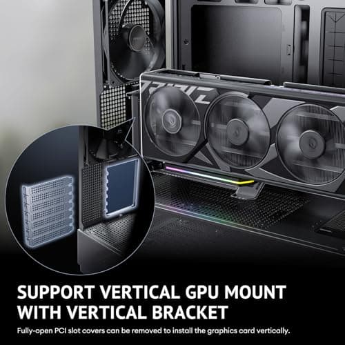 Antec FLUX ATX Mid Tower Black / Brown Tempered Glass Side Panel image