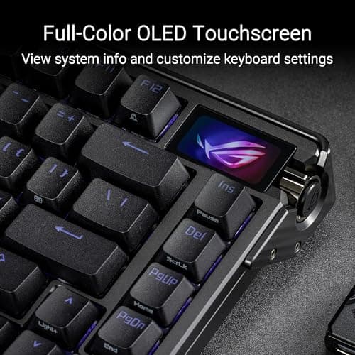 ASUS ROG Azoth Extreme RGB Bluetooth/Wireless/Wired ROG NX Snow Gaming Keyboard image