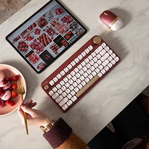 AZIO IZO Bluetooth/Wired Standard Gateron Blue Mechanical Keyboard image