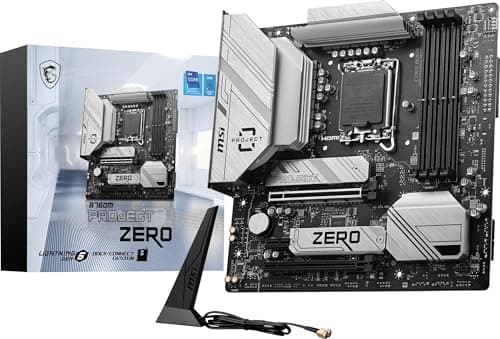 MSI B760M PROJECT ZERO LGA1700 DDR5 Micro ATX image
